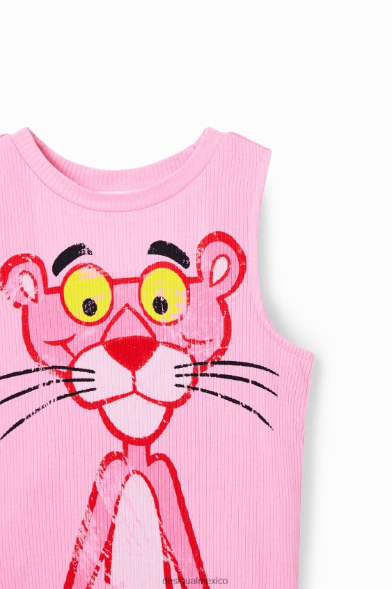 Desigual chica camiseta acanalada pantera rosa VZ26R01807 ropa