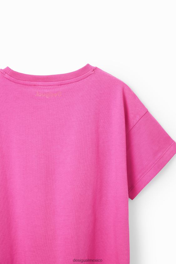 Desigual chica camiseta con corazón y lentejuelas VZ26R01832 ropa