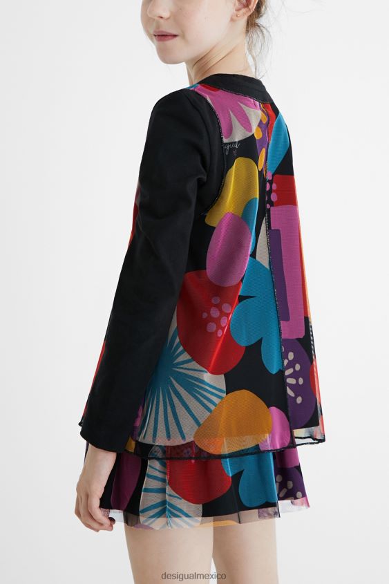 Desigual chica camiseta con estampado de tul VZ26R01802 ropa