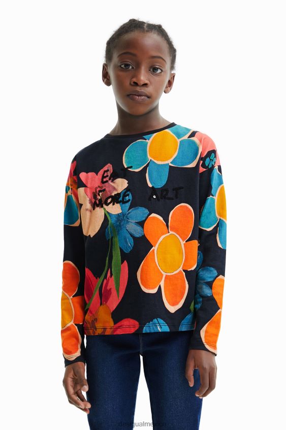 Desigual chica camiseta con estampado floral VZ26R01837 ropa