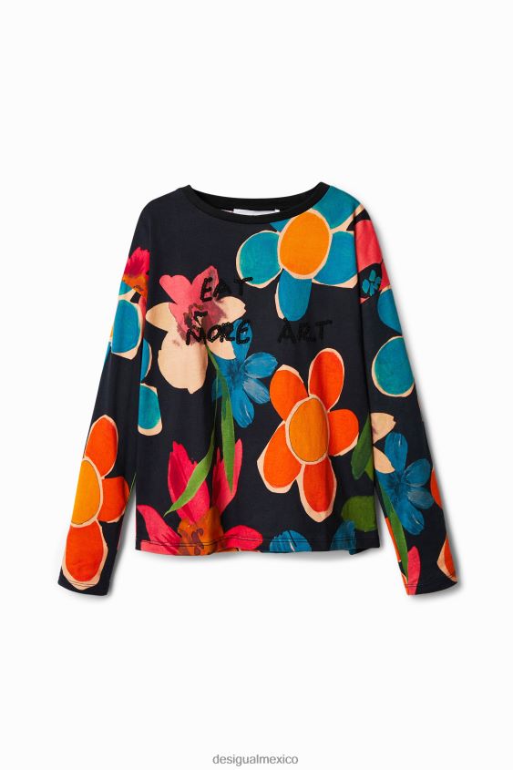 Desigual chica camiseta con estampado floral VZ26R01837 ropa