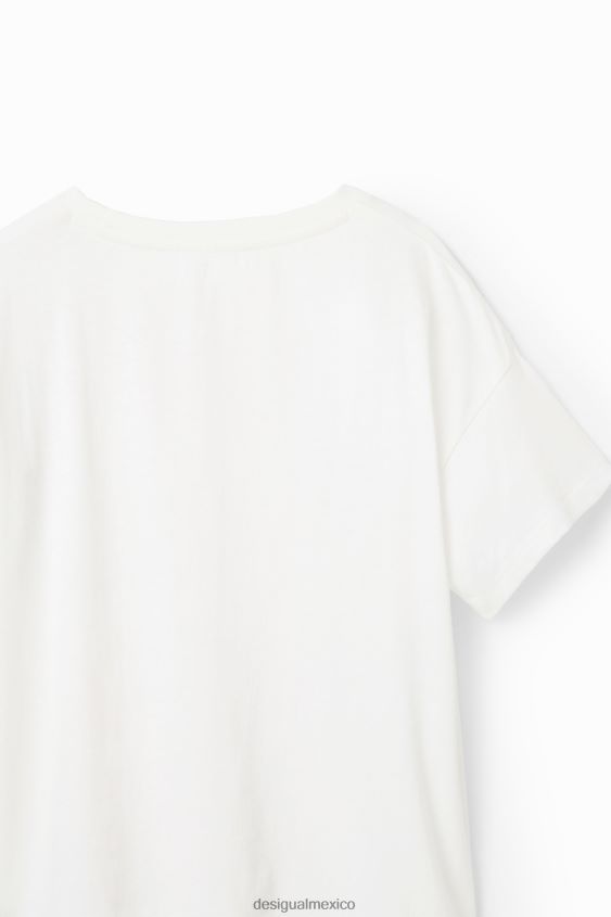 Desigual chica camiseta con texto brillante VZ26R01813 ropa