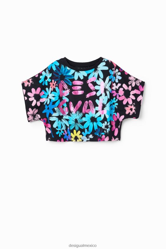 Desigual chica camiseta corta con estampado floral VZ26R01879 ropa