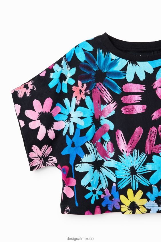 Desigual chica camiseta corta con estampado floral VZ26R01879 ropa