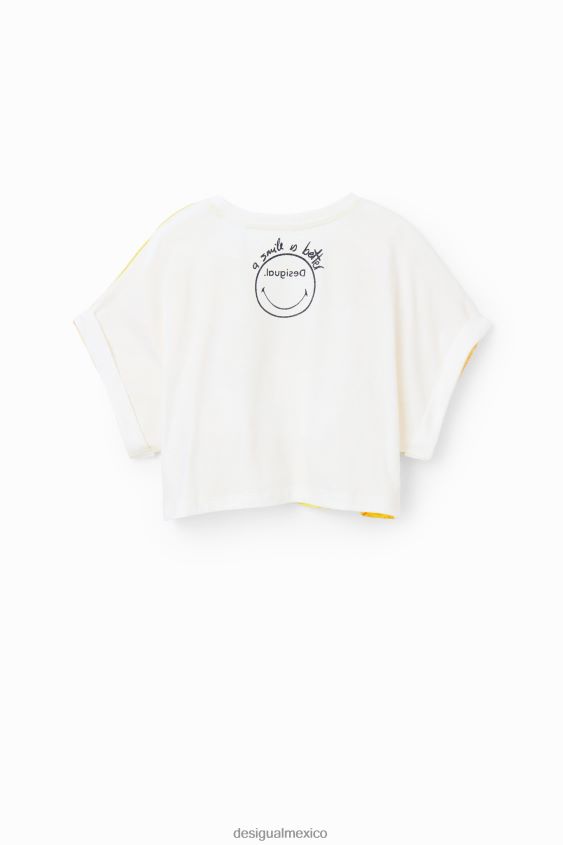 Desigual chica camiseta corta con limón sonriente VZ26R01805 ropa