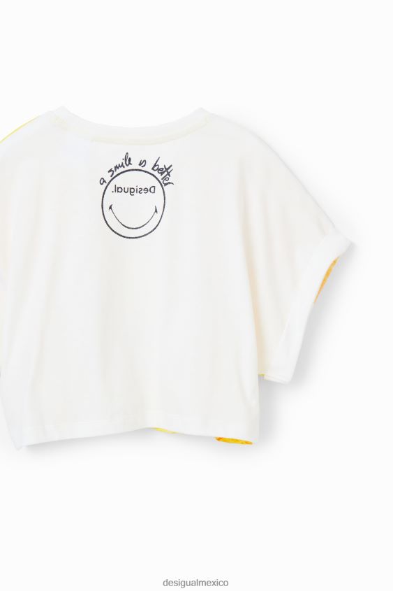 Desigual chica camiseta corta con limón sonriente VZ26R01805 ropa
