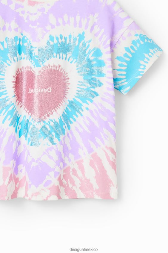 Desigual chica camiseta de manga corta con efecto tie-dye VZ26R01812 ropa