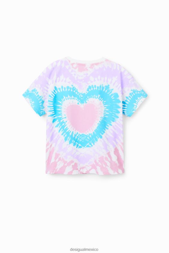 Desigual chica camiseta de manga corta con efecto tie-dye VZ26R01812 ropa
