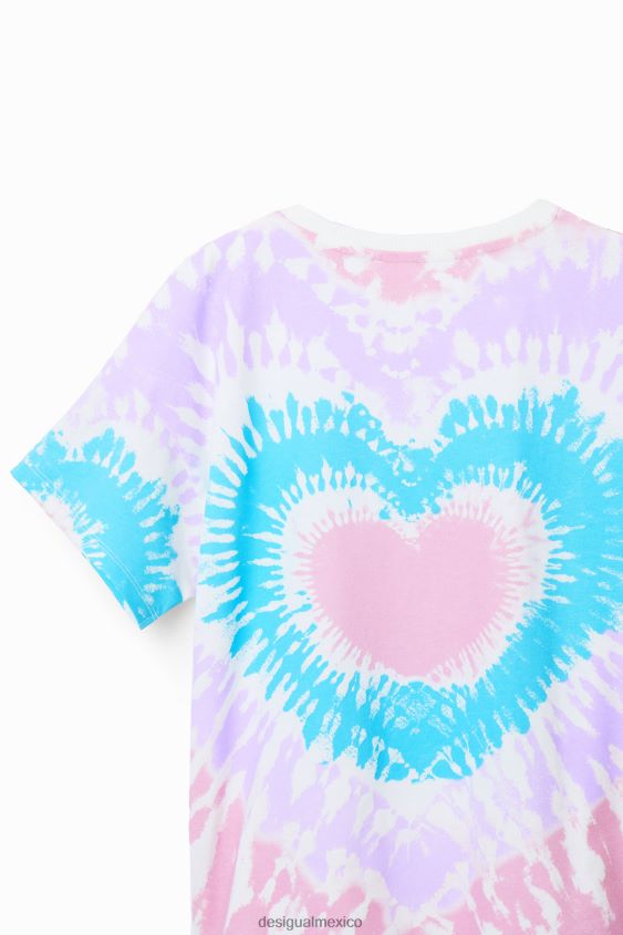 Desigual chica camiseta de manga corta con efecto tie-dye VZ26R01812 ropa