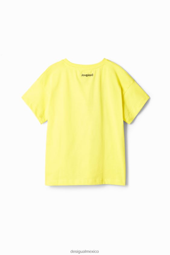 Desigual chica camiseta de manga corta con planta VZ26R01783 ropa