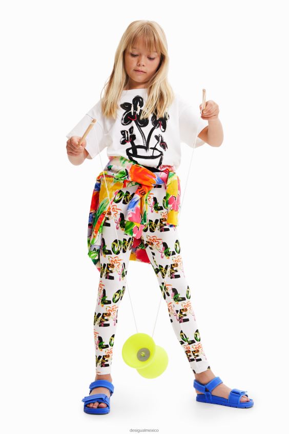 Desigual chica camiseta de manga corta con planta VZ26R01811 ropa