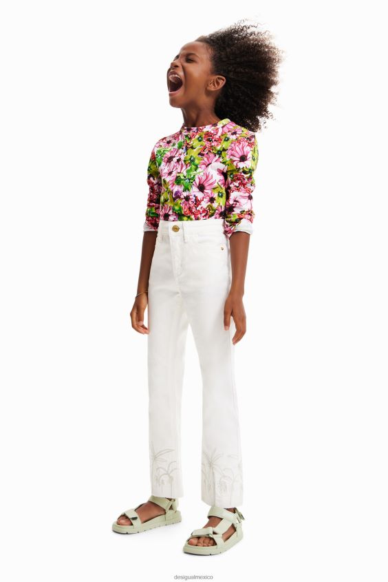 Desigual chica camiseta floral multicolor VZ26R01843 ropa