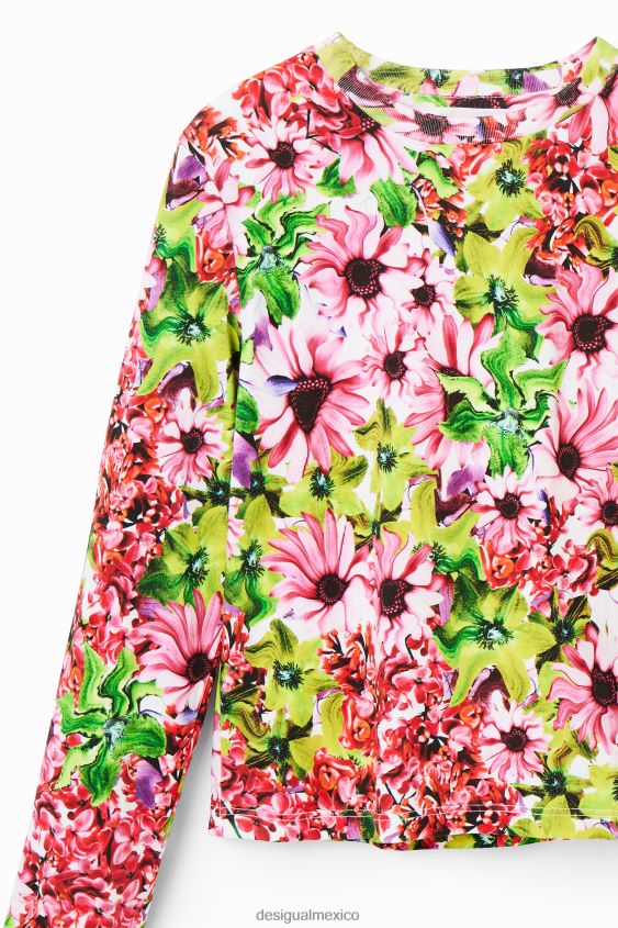 Desigual chica camiseta floral multicolor VZ26R01843 ropa