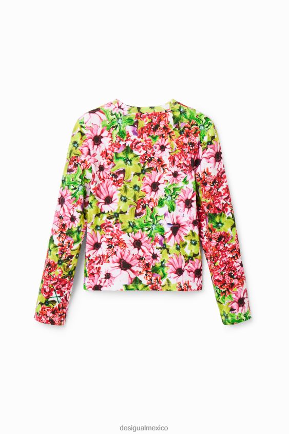 Desigual chica camiseta floral multicolor VZ26R01843 ropa