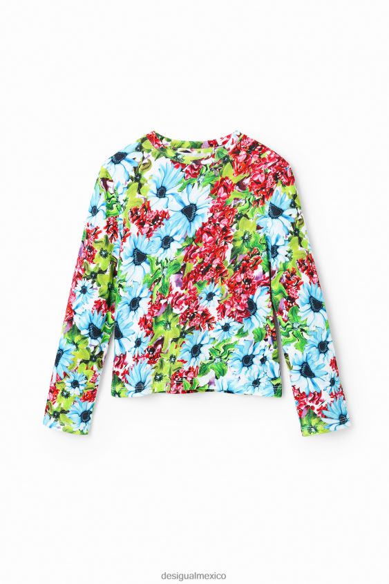 Desigual chica camiseta floral multicolor VZ26R01871 ropa