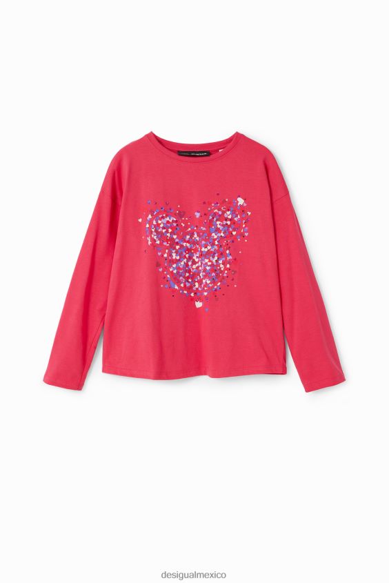 Desigual chica camiseta mickey mouse corazon VZ26R01716 ropa