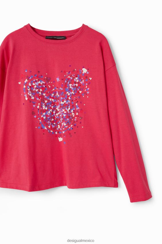 Desigual chica camiseta mickey mouse corazon VZ26R01716 ropa