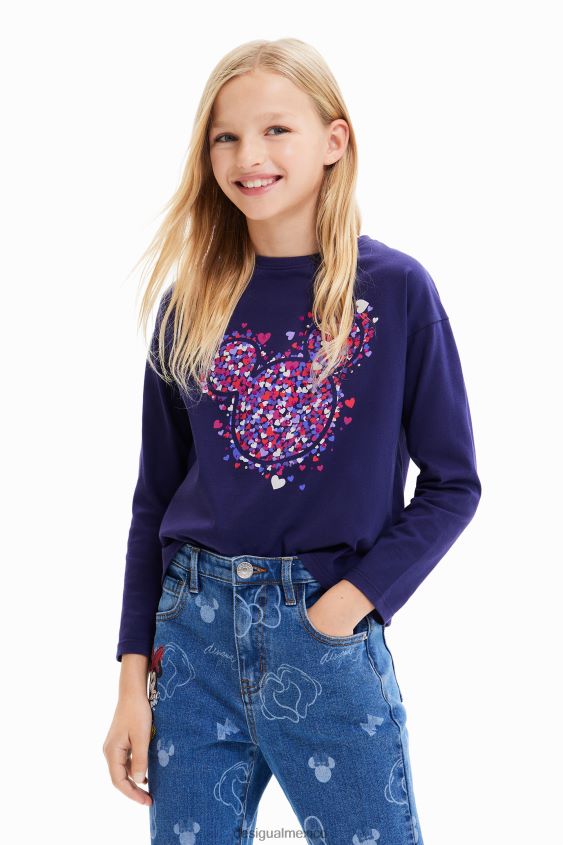 Desigual chica camiseta mickey mouse corazon VZ26R01722 ropa