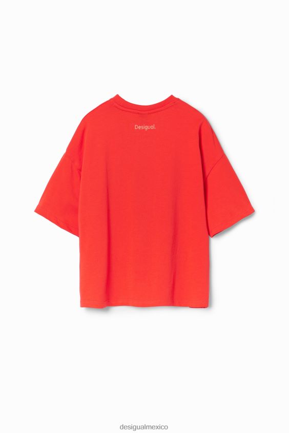 Desigual chica camiseta oversize con mensaje VZ26R01704 ropa