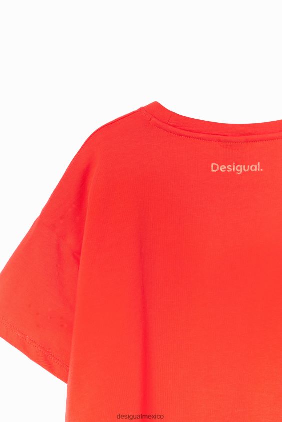 Desigual chica camiseta oversize con mensaje VZ26R01704 ropa