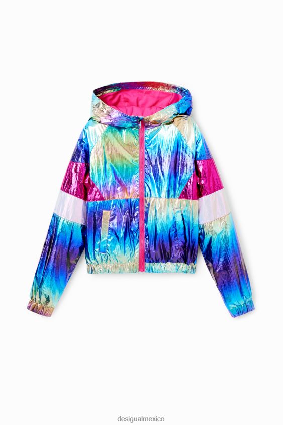 Desigual chica impermeable iridiscente VZ26R01699 ropa