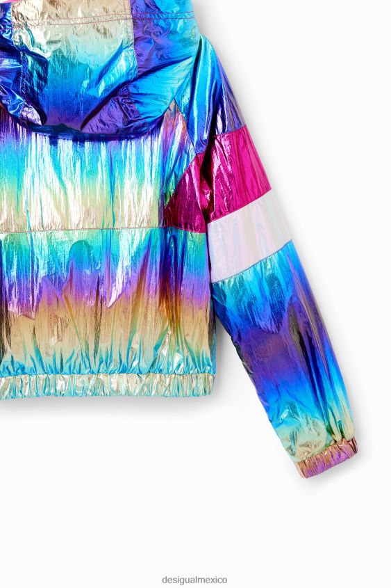 Desigual chica impermeable iridiscente VZ26R01699 ropa