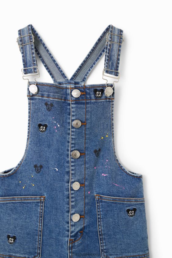 Desigual chica Peto vaquero corto de Mickey Mouse de Disney VZ26R01834 ropa