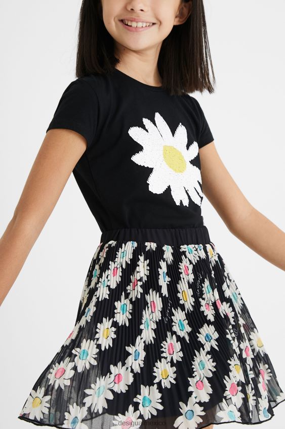 Desigual chica falda corta plisada VZ26R01845 ropa
