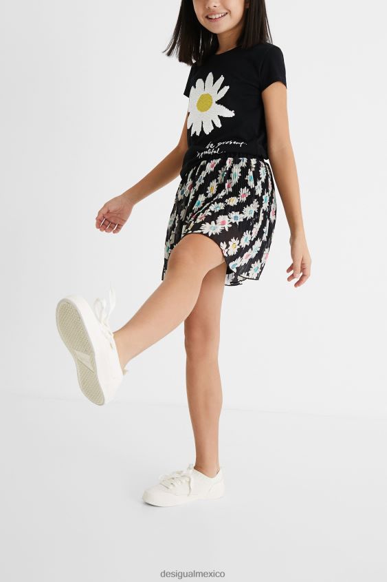 Desigual chica falda corta plisada VZ26R01845 ropa