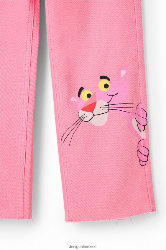Desigual chica jeans acampanados pantera rosa VZ26R0682 ropa