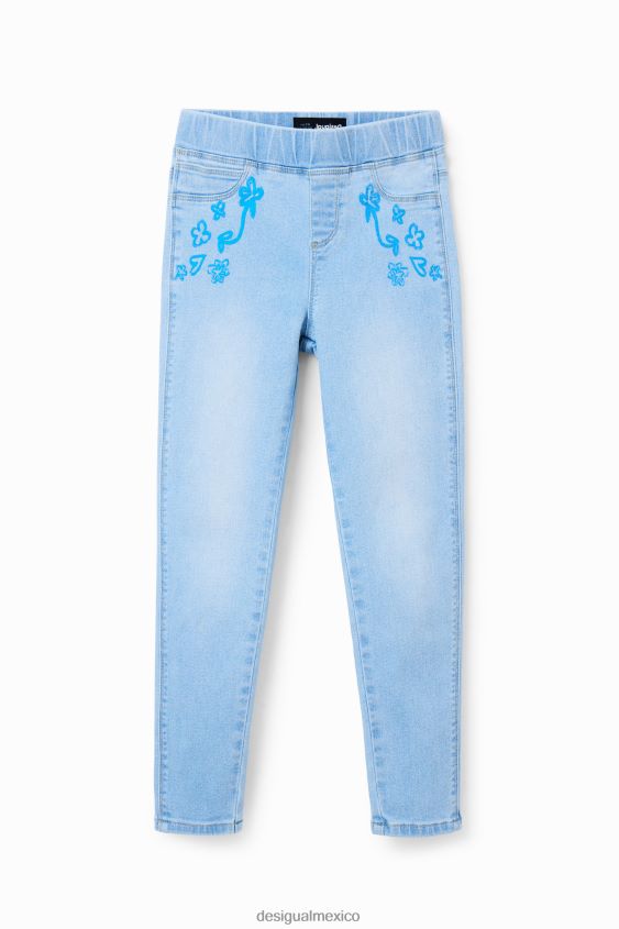 Desigual chica jeggings con brillo VZ26R01780 ropa