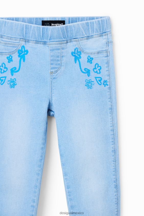 Desigual chica jeggings con brillo VZ26R01780 ropa