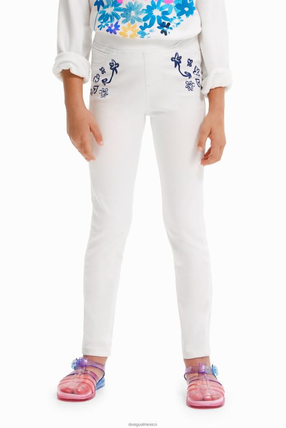 Desigual chica jeggings con brillo VZ26R01797 ropa