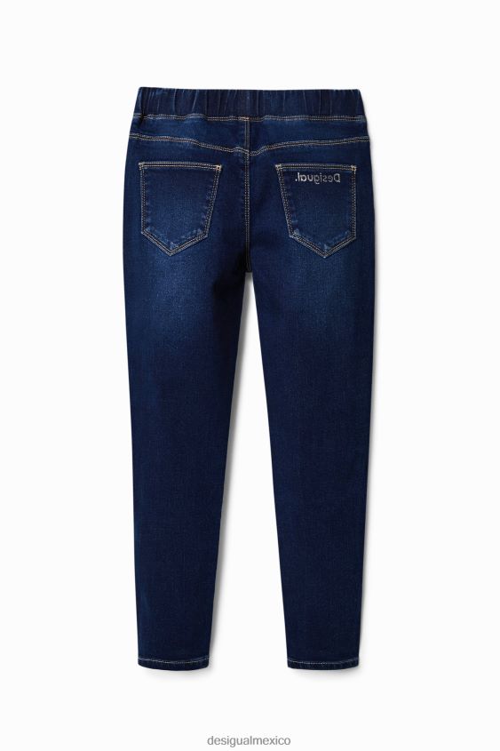 Desigual chica jeggings delgados con diseños VZ26R01804 ropa