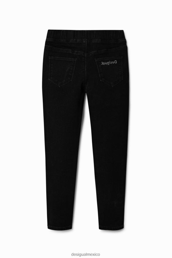 Desigual chica jeggings delgados con diseños VZ26R01828 ropa
