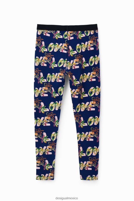 Desigual chica legging de flores de amor VZ26R01703 ropa