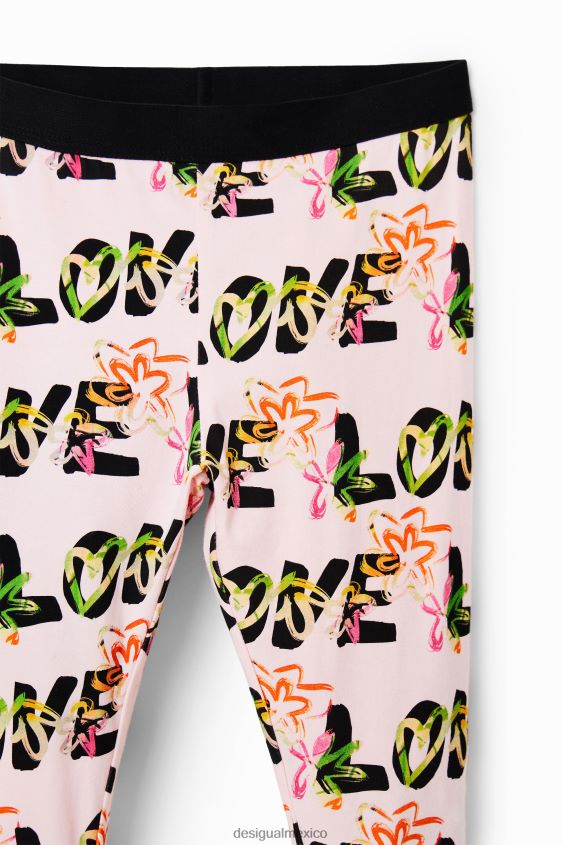 Desigual chica legging de flores de amor VZ26R01733 ropa