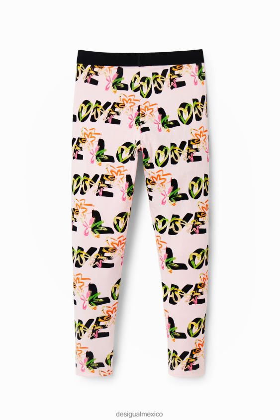 Desigual chica legging de flores de amor VZ26R01733 ropa