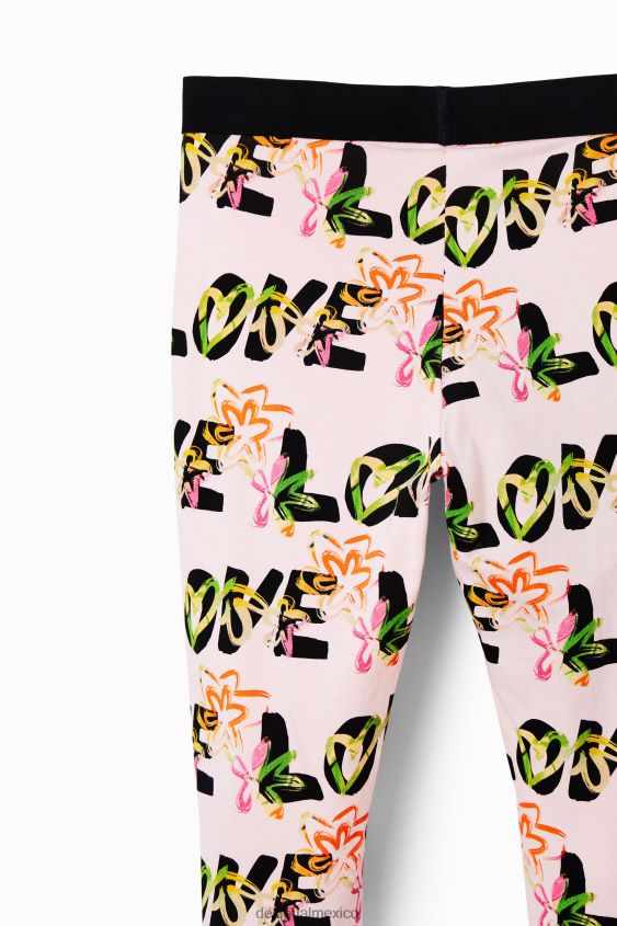 Desigual chica legging de flores de amor VZ26R01733 ropa