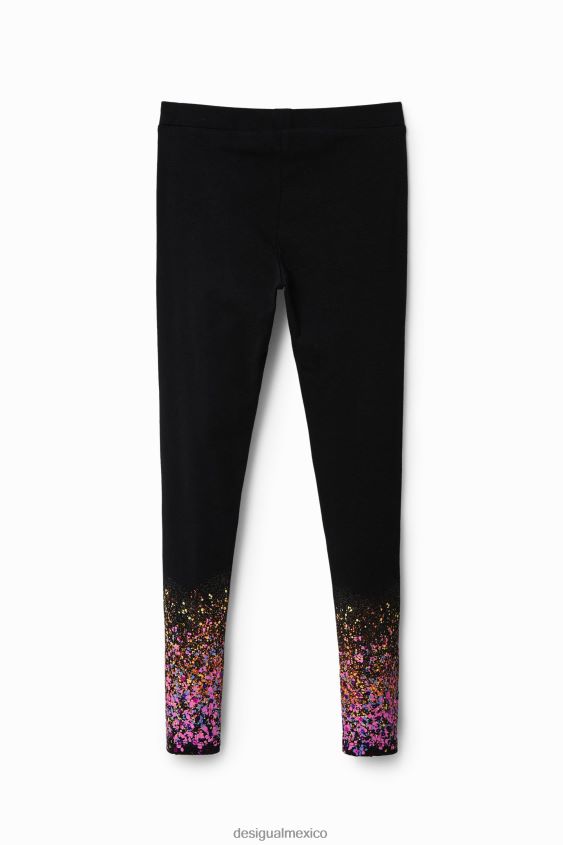 Desigual chica leggings ajustados con salpicaduras VZ26R01889 ropa