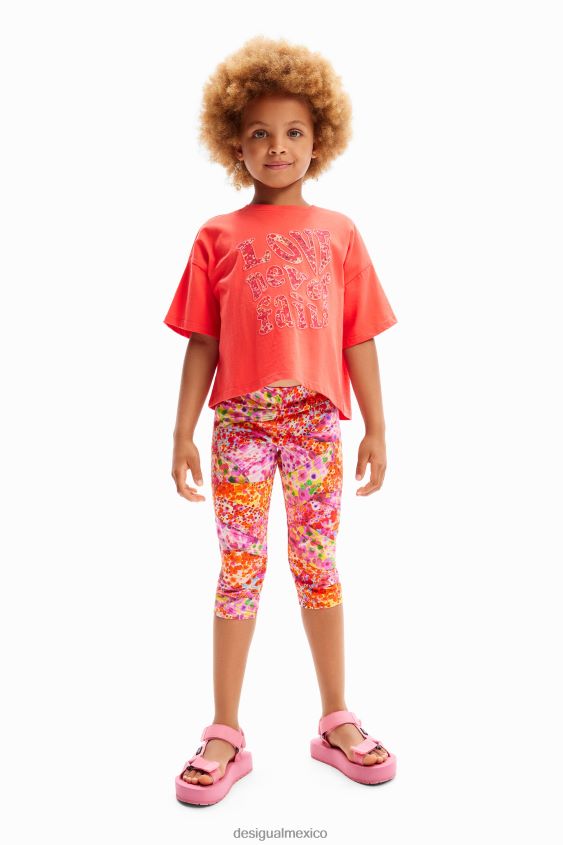 Desigual chica leggins capri florales VZ26R01749 ropa