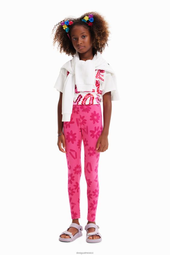 Desigual chica leggins largos florales VZ26R01756 ropa