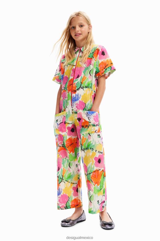 Desigual chica mono largo floral VZ26R01761 ropa