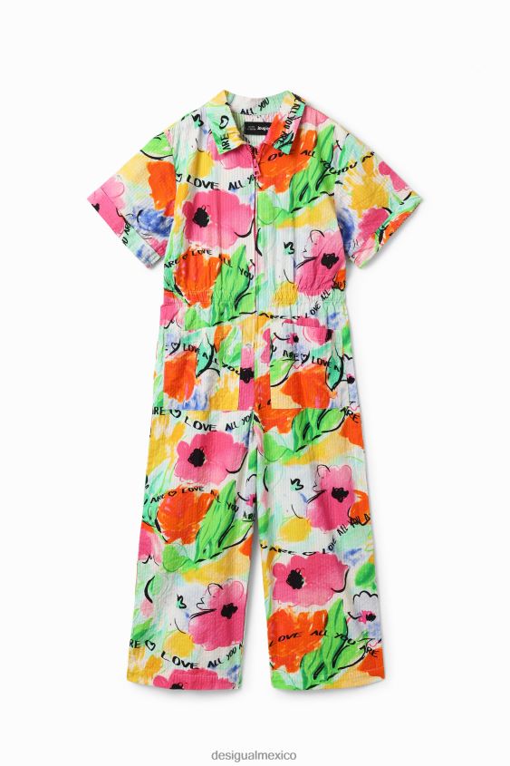 Desigual chica mono largo floral VZ26R01761 ropa