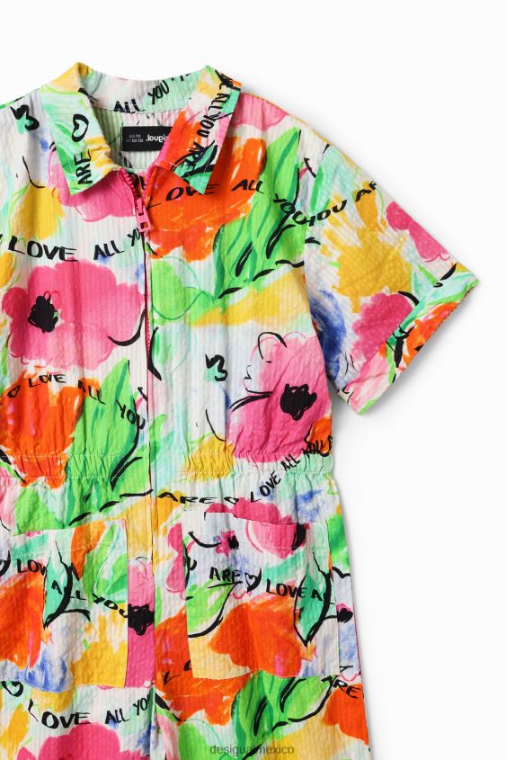 Desigual chica mono largo floral VZ26R01761 ropa