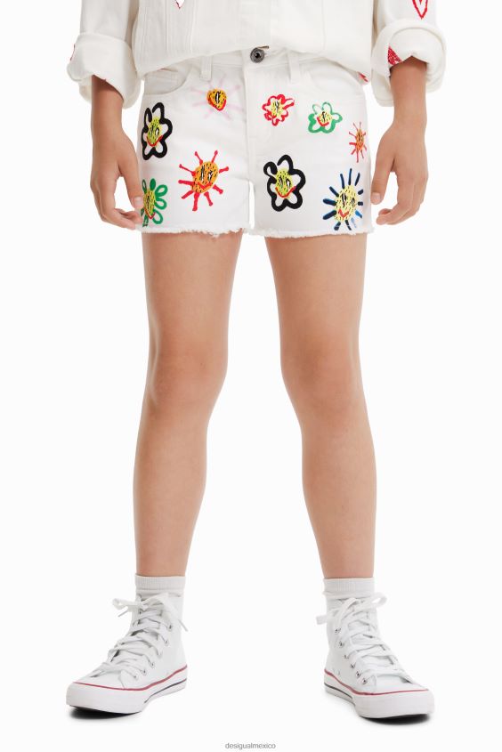 Desigual chica pantalones cortos de mezclilla de sol VZ26R01159 ropa