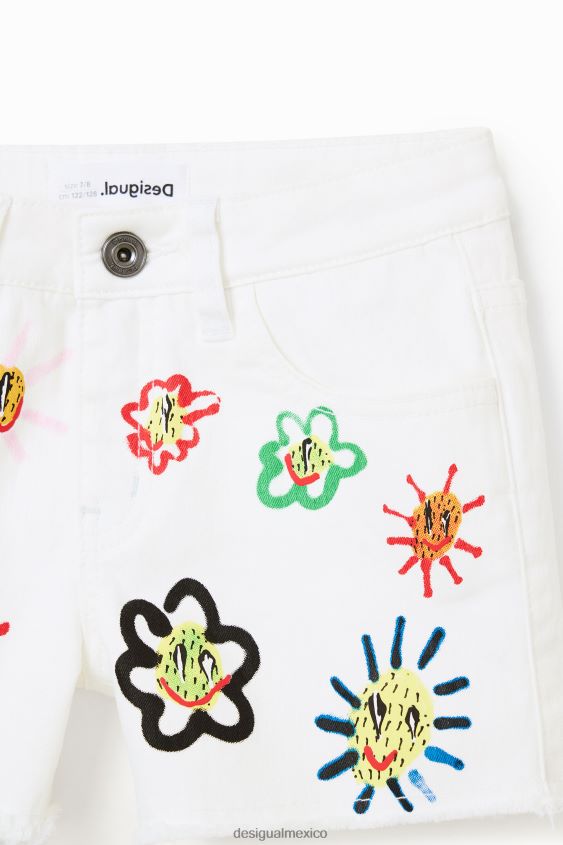 Desigual chica pantalones cortos de mezclilla de sol VZ26R01159 ropa