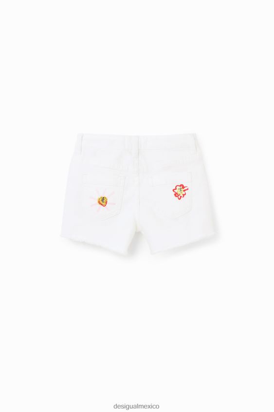 Desigual chica pantalones cortos de mezclilla de sol VZ26R01159 ropa