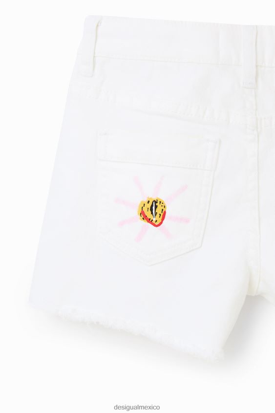 Desigual chica pantalones cortos de mezclilla de sol VZ26R01159 ropa