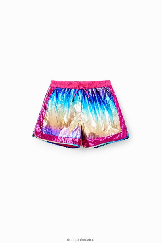 Desigual chica pantalones cortos iridiscentes VZ26R01886 ropa